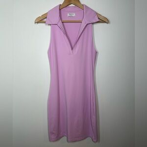 Babaton Purple Sleeveless Contour Polo Dress‎ Medium